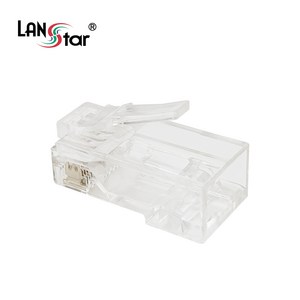 LANsta LS-PASS-7UTP CAT7 UTP 8P8C RJ-45 관통형 EZ 랜 플러그 100개입, 1개