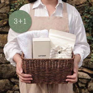 오하우 천연 섬유유연제 70개입 캡슐세제 그린등급 아기세제 틴케이스, 섬유유연제 틴케이스, 1개, 1g