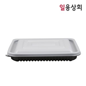 [ILYONG] 사각 찜용기 JH 23193 900ml 200세트 검정, 200개, 1세트