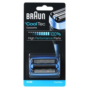 브라운[정품] 40B U 전기면도기날+망 쿨텍 브라운면도기날망 날망세트, 1개