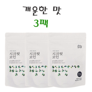 시크릿코인 개운한맛 코인 고체 육수, 80g, 3개