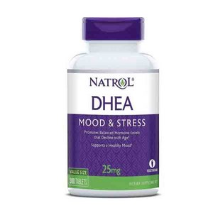 Natrol DHEA 25mg 나트롤 DHEA 무드 스트레스 300타블렛, 1개, 300정