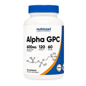 뉴트리코스트 알파 GPC 600mg 캡슐, 120정, 1개