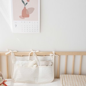 아누리 60수 순면 아기침대 베드포켓 누빔주머니