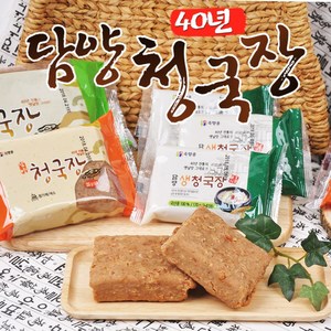 [죽향콩] 씹히는 맛이 구수한 담양 생 청국장 170g, 6개