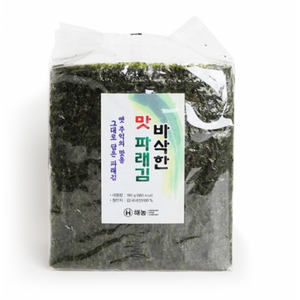 해농 파래김(100매 180g) X6, 6개, 1