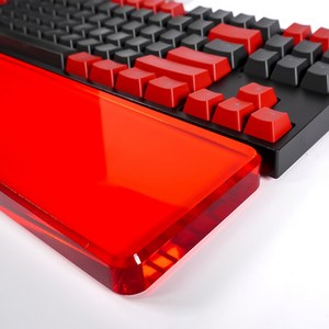 키보드 손목 받침대 팜레스트 아크릴 손목보호대, 풀키 기본(일반 키보드 기본형), 검정 유광(C-14), 1개