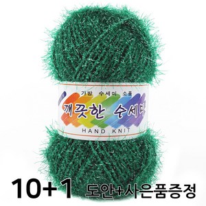 마마니트 깨끗한수세미실, 초록, 1개