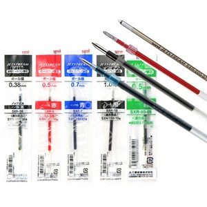(UNI) 제트스트림 리필심 1개 JETSTREAM SXR 05 80 07 10, SXR-7(0.7mm), 블루