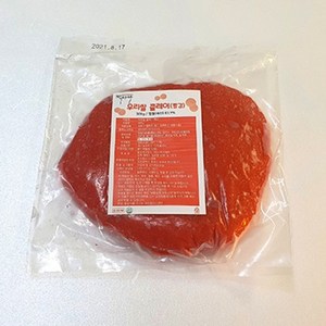 송편만들기 찌지않고 바로 만드는 우리쌀클레이 [빨강], 1개, 500g