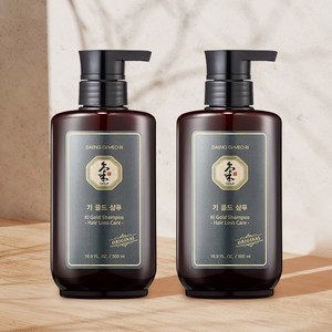 댕기머리 기골드 탈모샴푸, 500ml, 2개