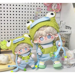 비비드칙 10cm 20cm 개구리 아이돌 솜인형옷 3종 세트, 1세트, 녹색