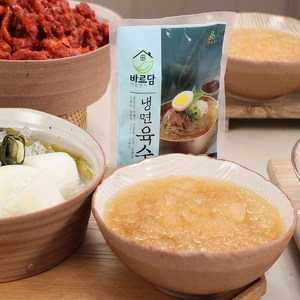 바르담 냉면육수( 냉동 ) 한박스, 350g, 30개