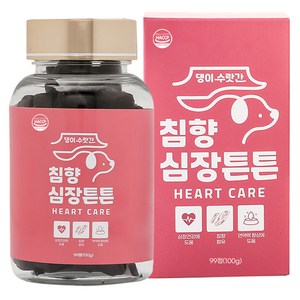 댕이수랏간 강아지 침향 영양제, 심장, 100g, 1개