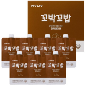 비브리브 꼬박꼬밥 챙겨먹는 한끼쉐이크 밤, 40g, 7개