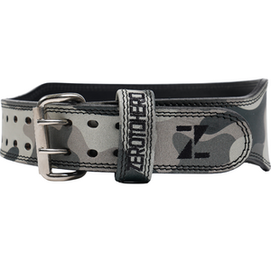 제로투히어로 리프팅 프리미엄 레더 허리보호대 벨트, 1개, GREY CAMO