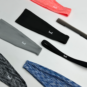 헬스앤핏불 스포츠 운동 헤어밴드 축구 테니스 러닝 배드민턴 땀 흡수, 헤어밴드 (베이직), 블랙, 1개