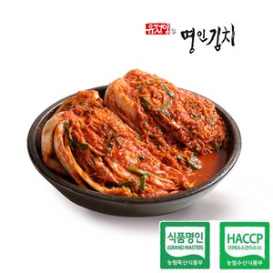 [식품명인 유정임] 포기김치 5kg, 1개