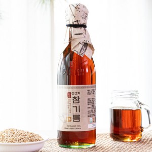 시장쏙 전연화 참기름 골드, 1개, 350ml