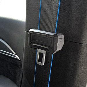 카프트 그랑 콜레오스 호환 안전벨트 클립 커버 기스방지 용품 1P, 1개, 블랙