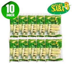 Frozen Whole Steamed Golden Saba Banana 10pack 필리핀 냉동 사바 바나나 10팩, 10개