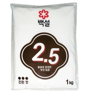 CJ/제일제당/백설 2.5 1kg, 2개