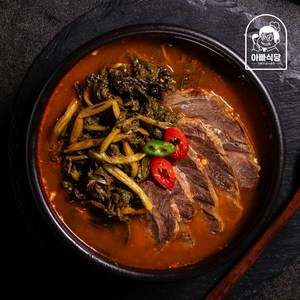 아빠식당 얼큰 소고기 시래기 국밥, 5개, 600g