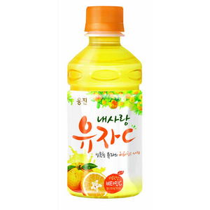 웅진 내사랑유자C, 280ml, 72개