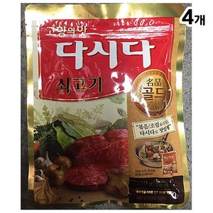 고향의맛 [CJ제일제당] 쇠고기다시다 골드 (백설 250g), 250g, 4개