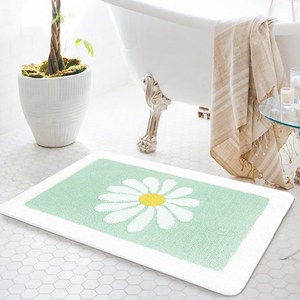 아옴 깔끔물기제거 욕실 발매트, 민트