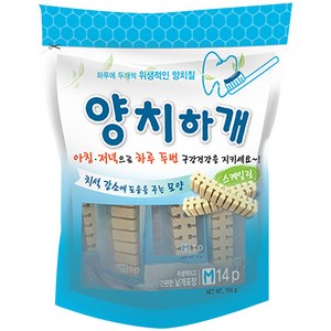 양치하개 반려견 덴탈껌 14p, 스케일링, 210g, 1개