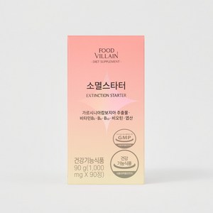 푸드빌런 소멸스타터 가르시니아&이노시톨 다이어트 보조제, 1개, 90정