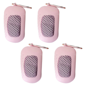 진스팩토리 휴대용 스포츠 쿨타올, 4개, 핑크