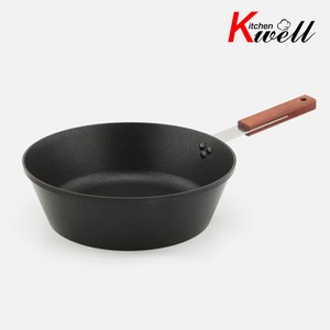 키친웰 블랙엣지 28cm 우드핸들 볶음 궁중팬, 1개