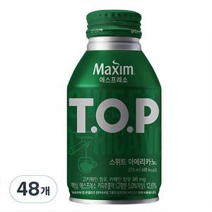 티오피 스위트 아메리카노, 275ml, 48개