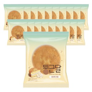 둥근달 화이트크림빵85g X20봉, 20개, 85g