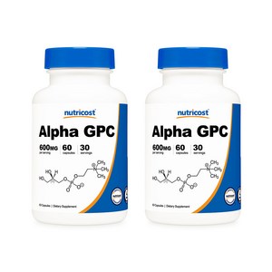 뉴트리코스트 알파 GPC 600mg 캡슐, 2개, 단품, 60정