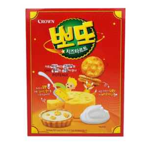 크라운 뽀또 치즈타르트, 322g, 8개