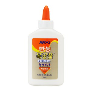 [코리아스퀘어] 아모스 만능목공풀 120g, 1개