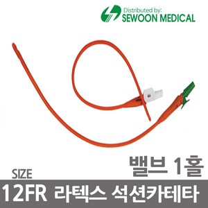 세운 석션카테터 1홀 밸브 12FR 낱개, 1개