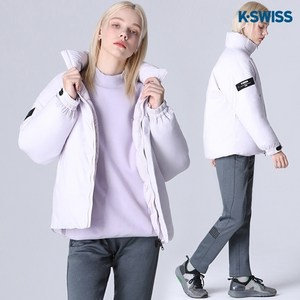 케이스위스 [케이스위스(K-SWISS)] 와펜 덕다운 숏패딩 점퍼