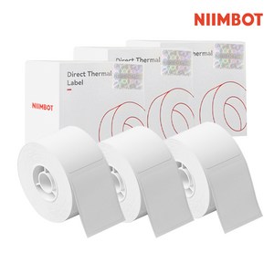 NIIMBOT 라벨프린터 시노링크 님봇 B21 / B1 라벨지 세트, 1개, B01. 투명40x20 [3롤]