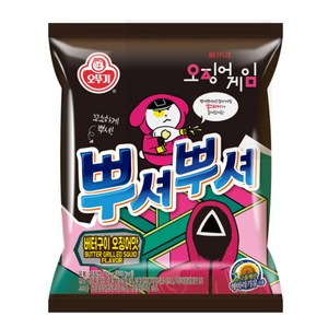 오뚜기 뿌셔뿌셔 버터구이오징어맛, 10개, 90g