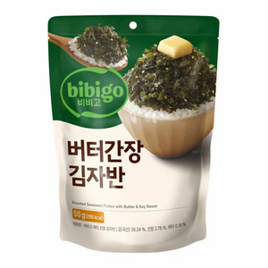 CJ제일제당 비비고 버터간장김자반, 4개, 50g