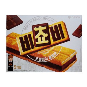 오리온 비쵸비 비스켓 5p, 125g, 1개