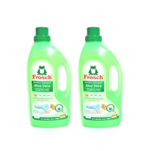프로쉬 알로에베라 세탁세제, 1500ml, 2개