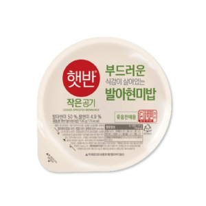 햇반 발아현미밥, 130g, 24개