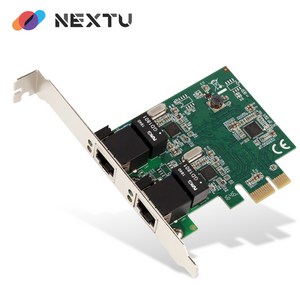 넥스트유 1G Dual Pot Teaming PCI-Expess Lan Cad 데스크탑용, 3102D EX (1년무상 A/S), 1개