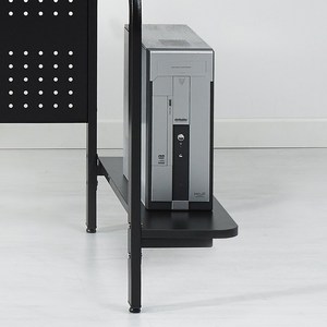 누마 델타B형 게이밍 컴퓨터 책상, 본체받침대 블랙