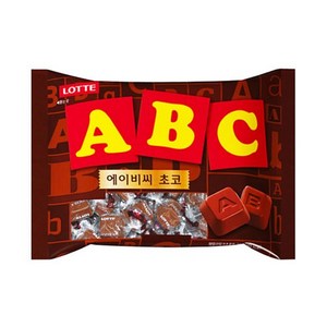 롯데웰푸드 ABC 초콜릿, 72g, 3개